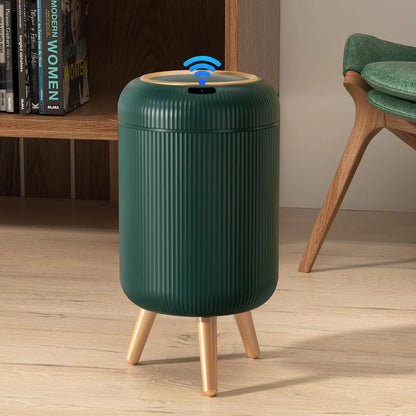 Lixeira Moderna com tampa automática e sensor de movimento
