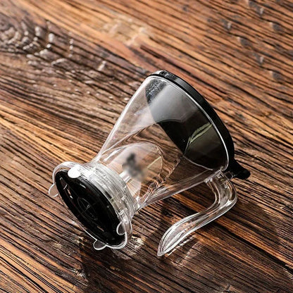 Cafeteira Pour Over de 600ml, Resistente a Frio e Calor, com filtro removível, infusor para Café e Chá.