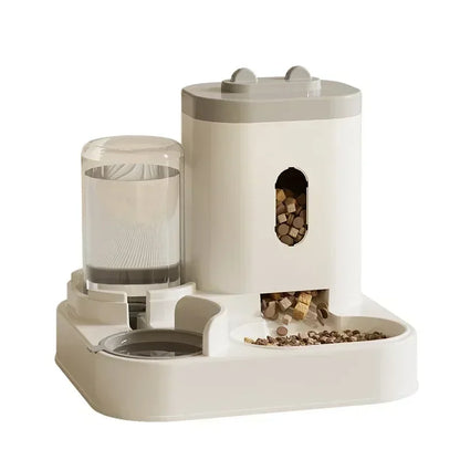 Comedouro com bebedouro para Gatos e Cães