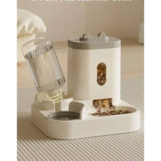 Comedouro com bebedouro para Gatos e Cães