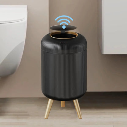 Lixeira Moderna com tampa automática e sensor de movimento