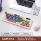 Kit de teclado e mouse sem fio M96 com tela digital, Bluetooth para jogos e conexão com vários dispositivos.