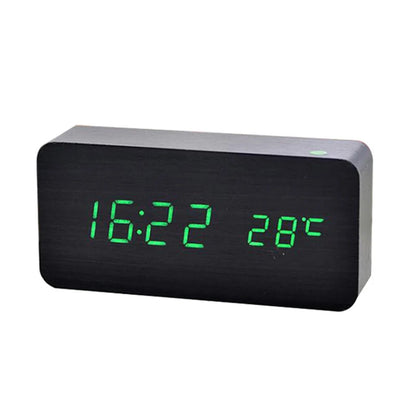 Relógio Despertador Digital LED com Temperatura