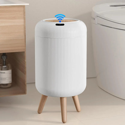 Lixeira Moderna com tampa automática e sensor de movimento