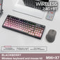 Kit de teclado e mouse sem fio M96 com tela digital, Bluetooth para jogos e conexão com vários dispositivos.