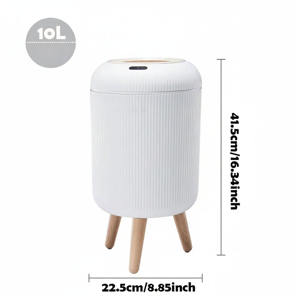 Lixeira Moderna com tampa automática e sensor de movimento