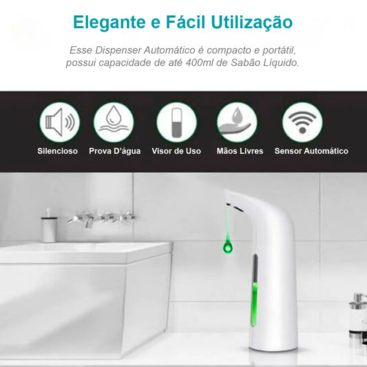 Dispenser Automático de Sabão Líquido por Aproximação
